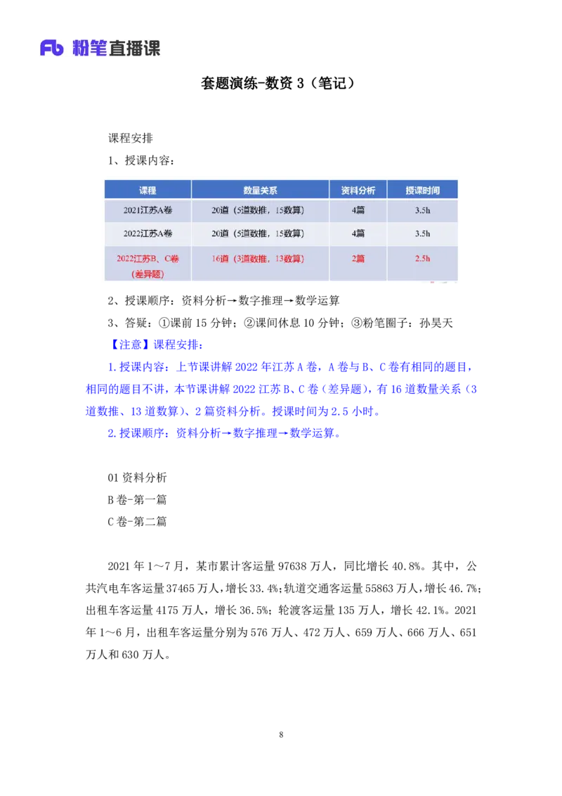 数资3公众号：上岸的资料_2026考公资料_（10）粉笔_2025粉笔国考省考980（课＋笔记）_粉笔980（25多省）_22025FB江苏省考980系统班_3.全套题演练_全讲义笔记