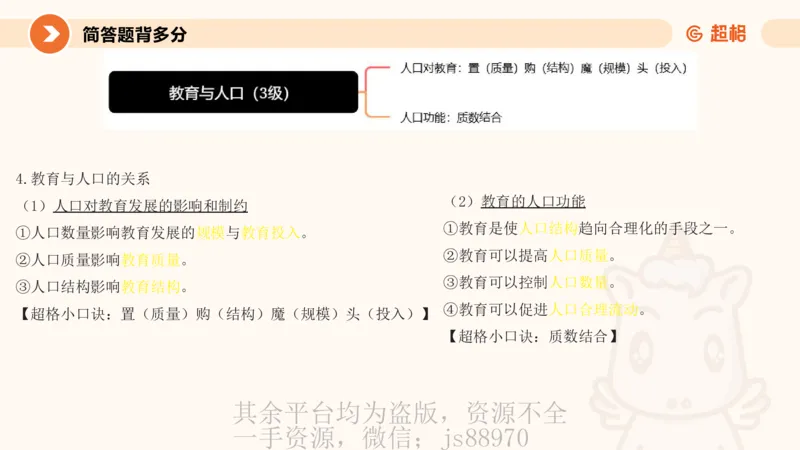 PPT_1_教资_大圣26上蒙题技巧通用网课（中小幼）_CG26上教资笔试小学_0226上小学-教育知识与能力（更新中）_02简答题分带背营