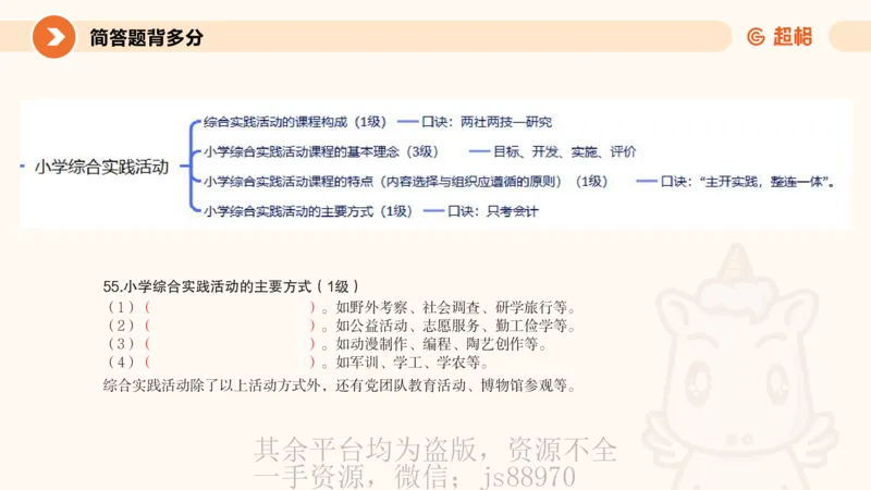 PPT_1_教资_大圣26上蒙题技巧通用网课（中小幼）_CG26上教资笔试小学_0226上小学-教育知识与能力（更新中）_02简答题分带背营