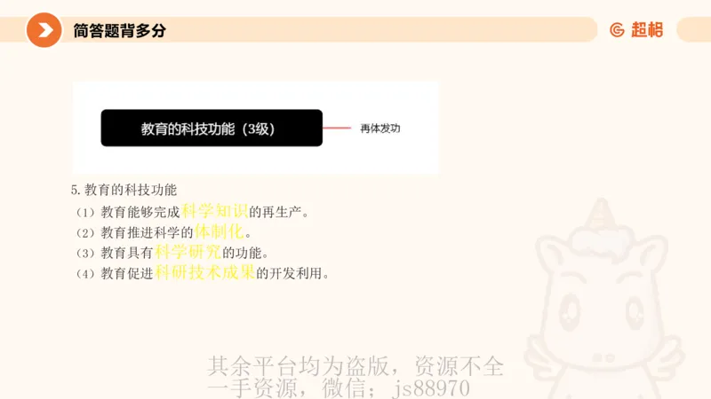 PPT_1_教资_大圣26上蒙题技巧通用网课（中小幼）_CG26上教资笔试小学_0226上小学-教育知识与能力（更新中）_02简答题分带背营