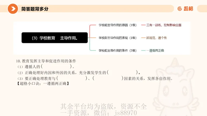 PPT_1_教资_大圣26上蒙题技巧通用网课（中小幼）_CG26上教资笔试小学_0226上小学-教育知识与能力（更新中）_02简答题分带背营