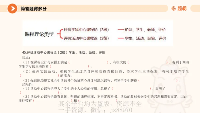 PPT_1_教资_大圣26上蒙题技巧通用网课（中小幼）_CG26上教资笔试小学_0226上小学-教育知识与能力（更新中）_02简答题分带背营