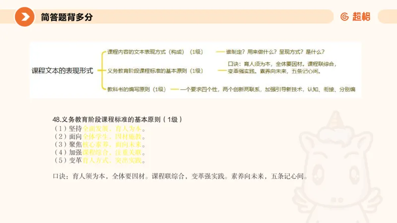 PPT_1_教资_大圣26上蒙题技巧通用网课（中小幼）_CG26上教资笔试小学_0226上小学-教育知识与能力（更新中）_02简答题分带背营