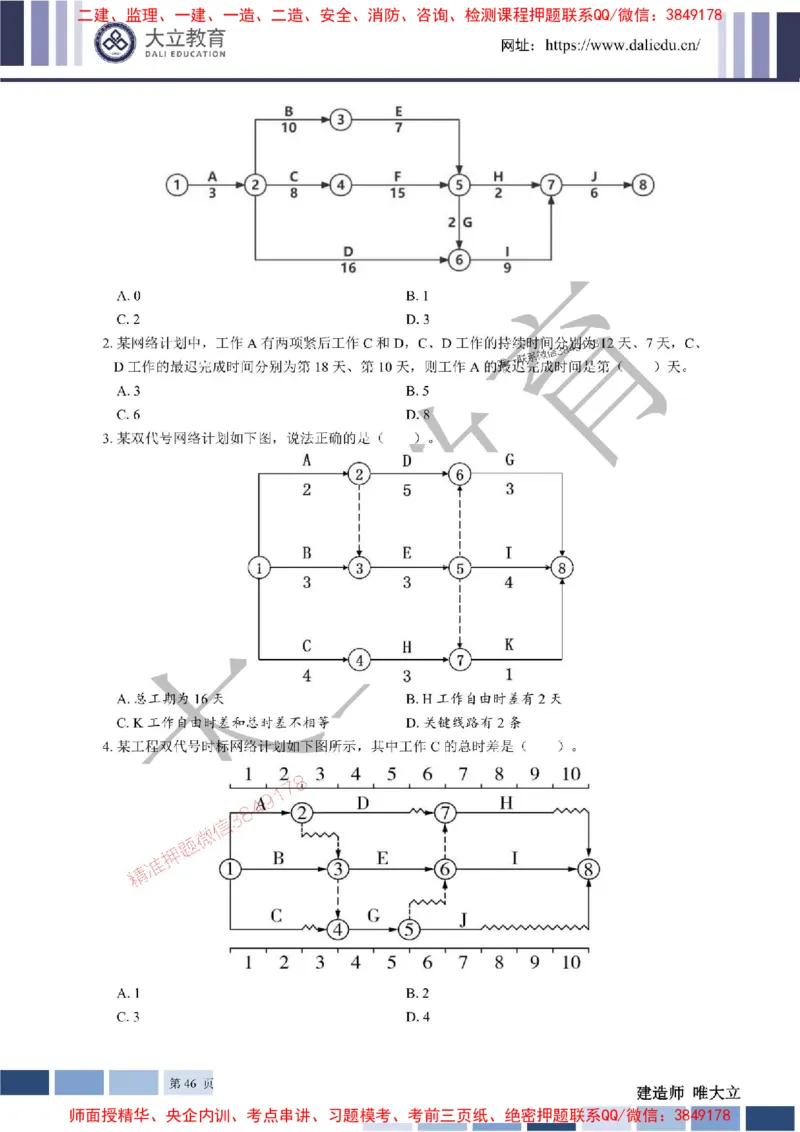 2025年一建《管理》章节题20250128110106_1_2026年一级建造师_2026年一建管理_2025年一建管理SVIP_01-精华文档✿电子教材✿历年真题_40-管理《章节题+解析》DL推荐