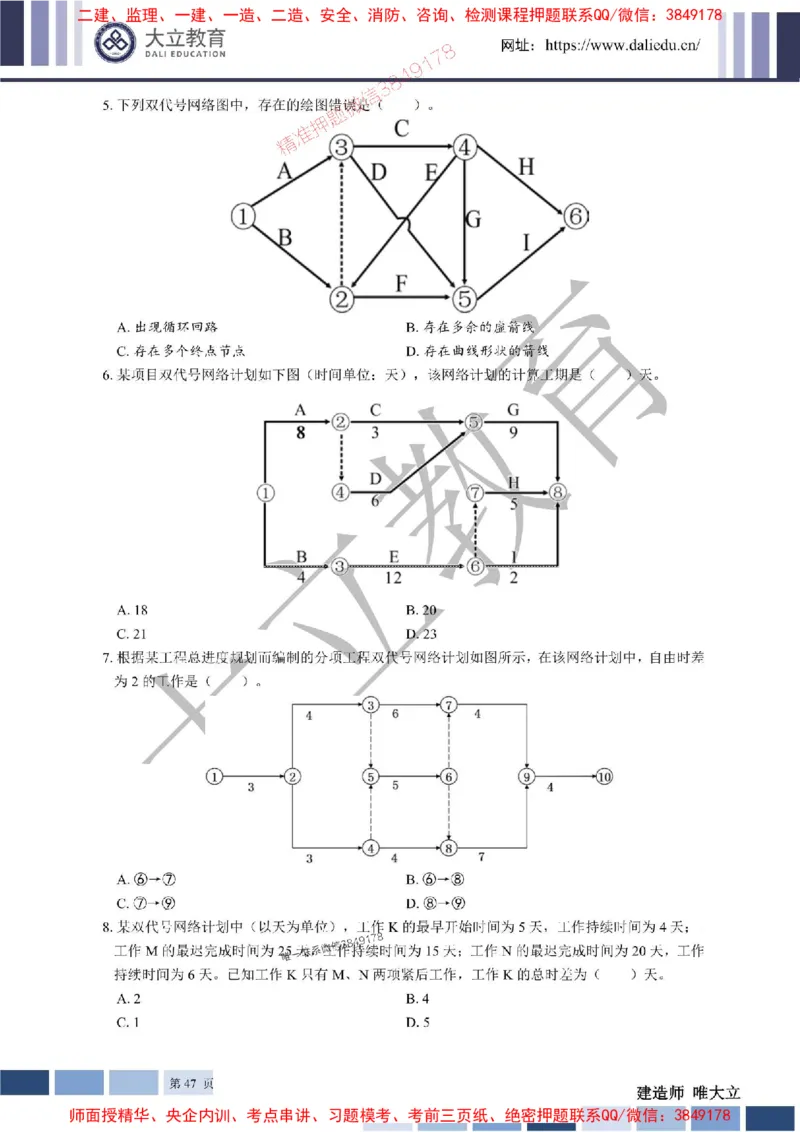 2025年一建《管理》章节题20250128110106_1_2026年一级建造师_2026年一建管理_2025年一建管理SVIP_01-精华文档✿电子教材✿历年真题_40-管理《章节题+解析》DL推荐