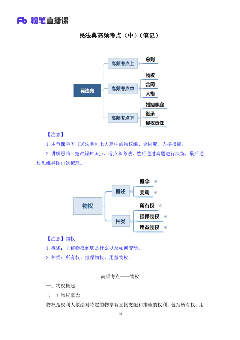 2022.09.30+民法典高频考点（中）+潘琪（讲义+笔记）（2023常识专项全攻略）_2026考公资料_（10）粉笔_2025粉笔国考省考980（课＋笔记）_粉笔980（25多省）_02025年980系统班补充课程FB