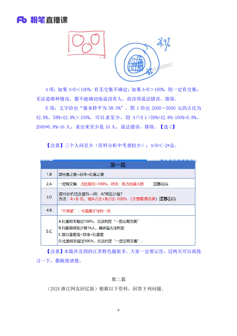 数资2公众号：上岸的资料_2026考公资料_（10）粉笔_2025粉笔国考省考980（课＋笔记）_粉笔980（25多省）_22025FB江苏省考980系统班_2.全强化提升_全（12）笔记