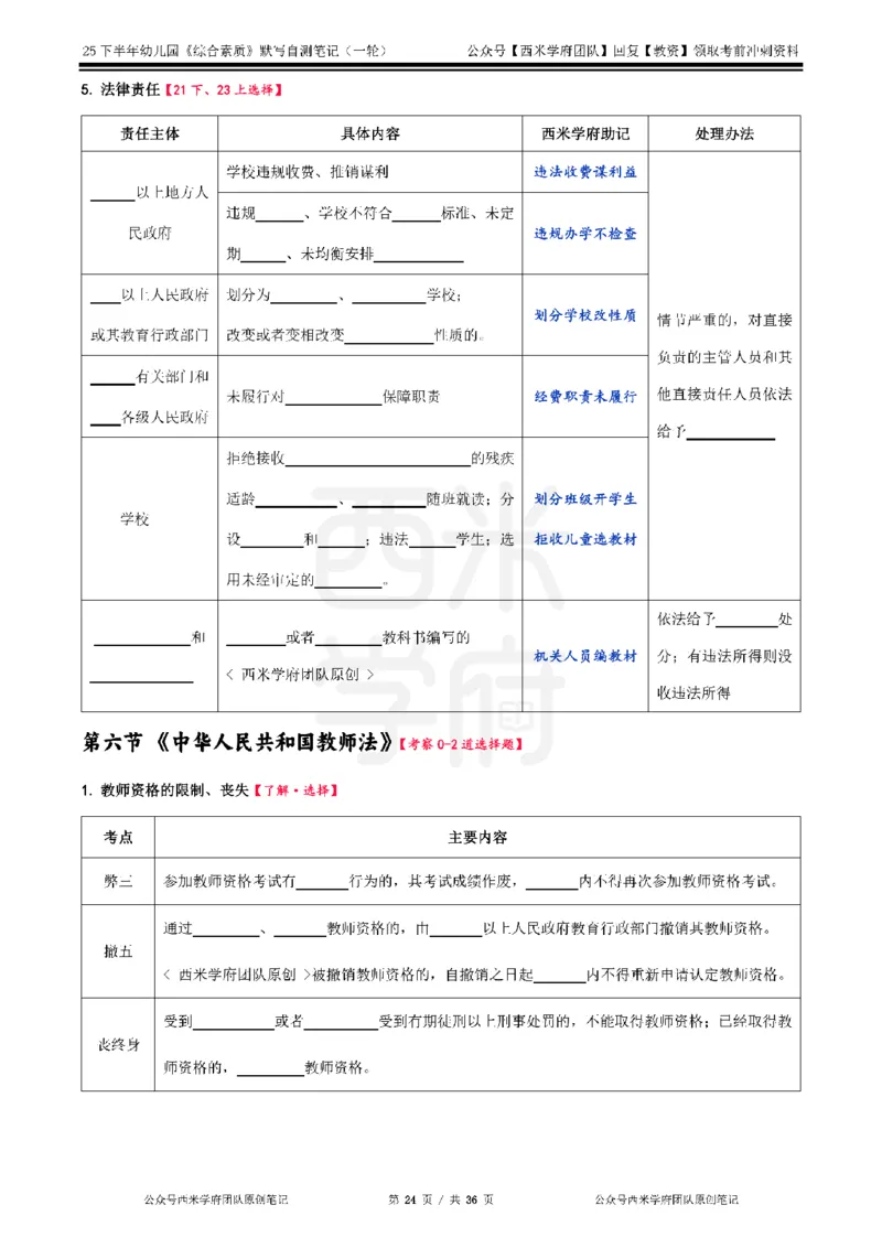 25下幼儿-综合素质-一轮默写自测笔记_教资_25下资料合集二_2025下一轮默写本_幼儿：一轮笔记重点笔记默写本