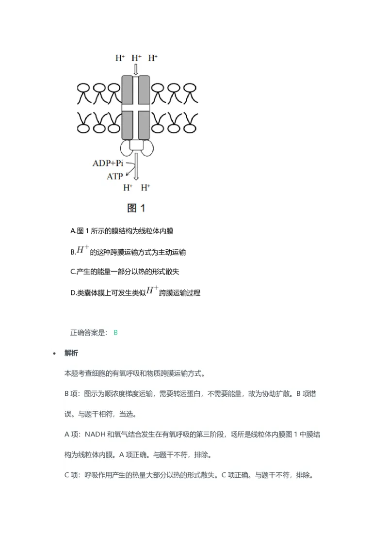 2023年上半年高中《生物》教师资格证笔试真题及答案解析_教资_33教资笔试历年真题汇总（科一+科二+科三）_科三真题_02高中科三各科电子资料包合集_生物（资料文档）