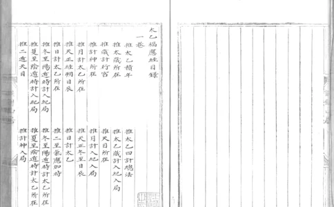 景祐太乙福应经.十卷.明代谈剑山居抄本.书号12136.灰度胶片(1)_绝版书_天涯系列_t涯_绝版古籍电子书合集（13大类）_风水类