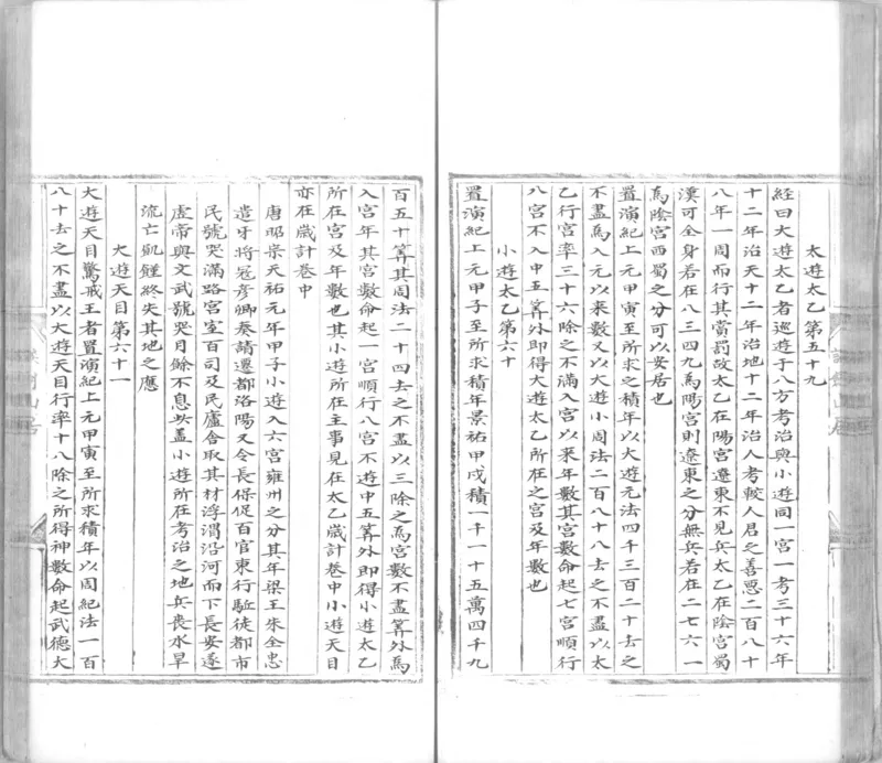 景祐太乙福应经.十卷.明代谈剑山居抄本.书号12136.灰度胶片(1)_绝版书_天涯系列_t涯_绝版古籍电子书合集（13大类）_风水类