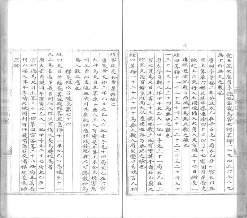 景祐太乙福应经.十卷.明代谈剑山居抄本.书号12136.灰度胶片(1)_绝版书_天涯系列_t涯_绝版古籍电子书合集（13大类）_风水类