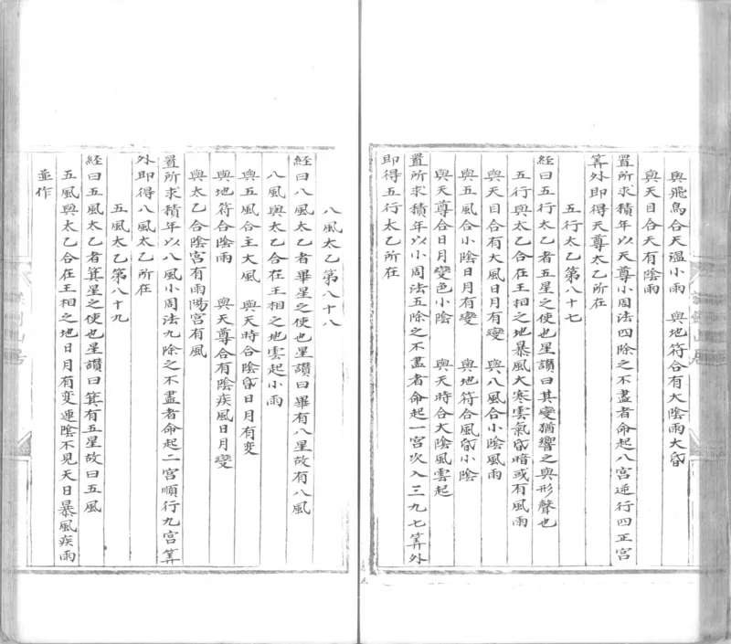 景祐太乙福应经.十卷.明代谈剑山居抄本.书号12136.灰度胶片(1)_绝版书_天涯系列_t涯_绝版古籍电子书合集（13大类）_风水类