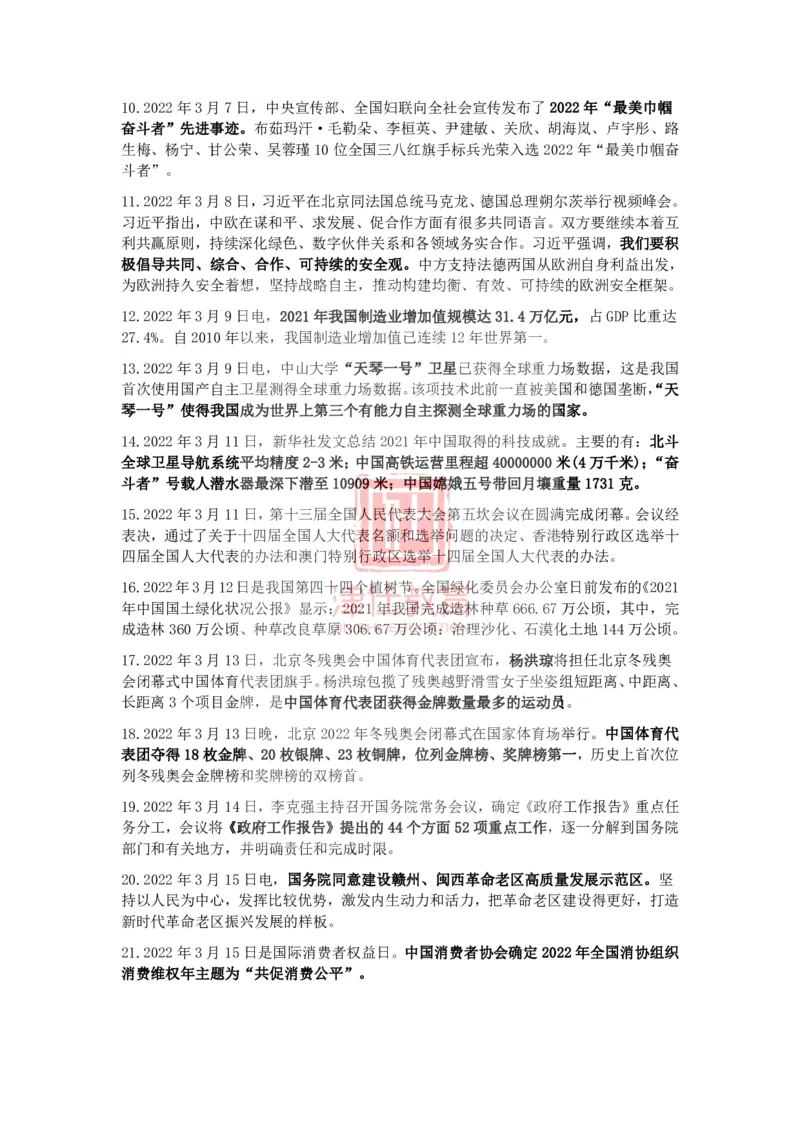 2022年3月时事政治热点_2026考公资料_（05）超格_超格时政_22-25时政热点汇总_2022年1-12月时政热点