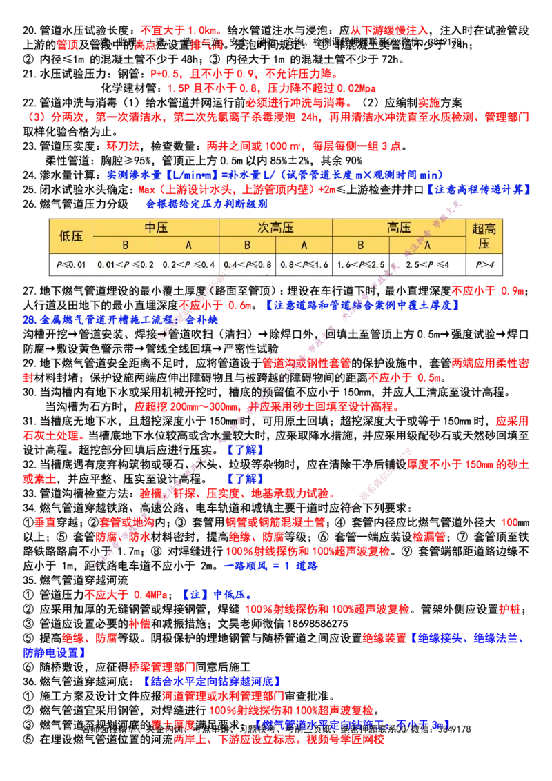 2025年一建市政终极超押-管道篇_2026年一级建造师_2026年一建市政_2025年一建市政SVIP_05-考前密训✿央企特训✿机构普押_30-市政《考前突击+终极超押》文昊