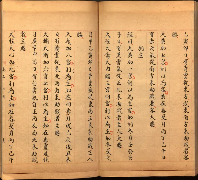 景祐遁甲符应经.上部三卷.下部三卷.宋.杨维德等撰.明末朱丝栏钞本（美国国会图书馆）_绝版书_天涯系列_t涯_绝版古籍电子书合集（13大类）_风水类