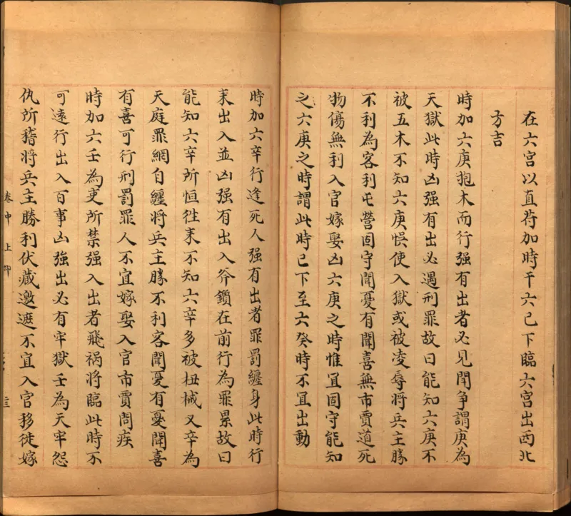 景祐遁甲符应经.上部三卷.下部三卷.宋.杨维德等撰.明末朱丝栏钞本（美国国会图书馆）_绝版书_天涯系列_t涯_绝版古籍电子书合集（13大类）_风水类