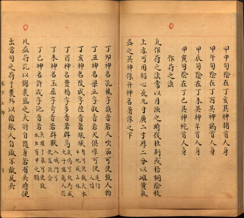 景祐遁甲符应经.上部三卷.下部三卷.宋.杨维德等撰.明末朱丝栏钞本（美国国会图书馆）_绝版书_天涯系列_t涯_绝版古籍电子书合集（13大类）_风水类