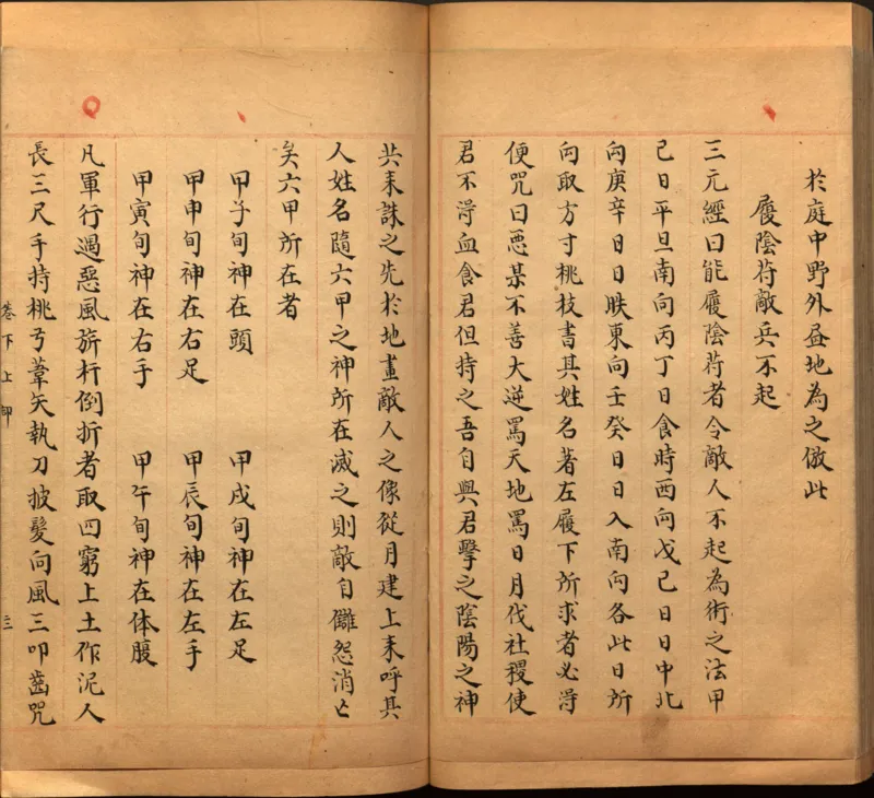 景祐遁甲符应经.上部三卷.下部三卷.宋.杨维德等撰.明末朱丝栏钞本（美国国会图书馆）_绝版书_天涯系列_t涯_绝版古籍电子书合集（13大类）_风水类