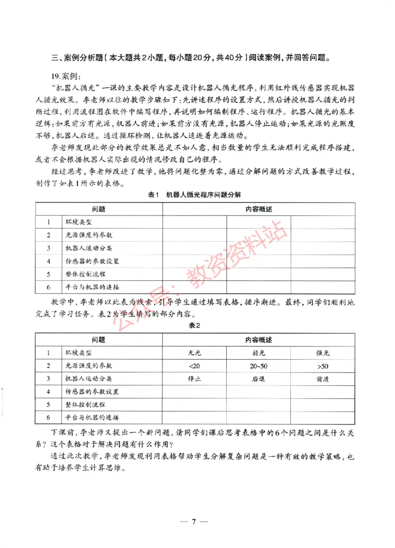 2022年上半年高中《信息技术》教师资格证笔试真题及答案解析_教资_33教资笔试历年真题汇总（科一+科二+科三）_科三真题_02高中科三各科电子资料包合集_信息（资料文档）