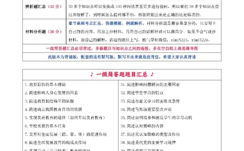 25下中学-教育知识二轮笔记(已优化)_教资_初高中2026教资_26上资料（持续更新）_01重点笔记（可平替教材建议打印）_25下的一二轮重点笔记