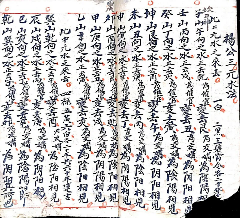 杨公三元天心水法千金歌(民间手抄本)_绝版书_天涯系列_t涯_绝版古籍电子书合集（13大类）_风水类