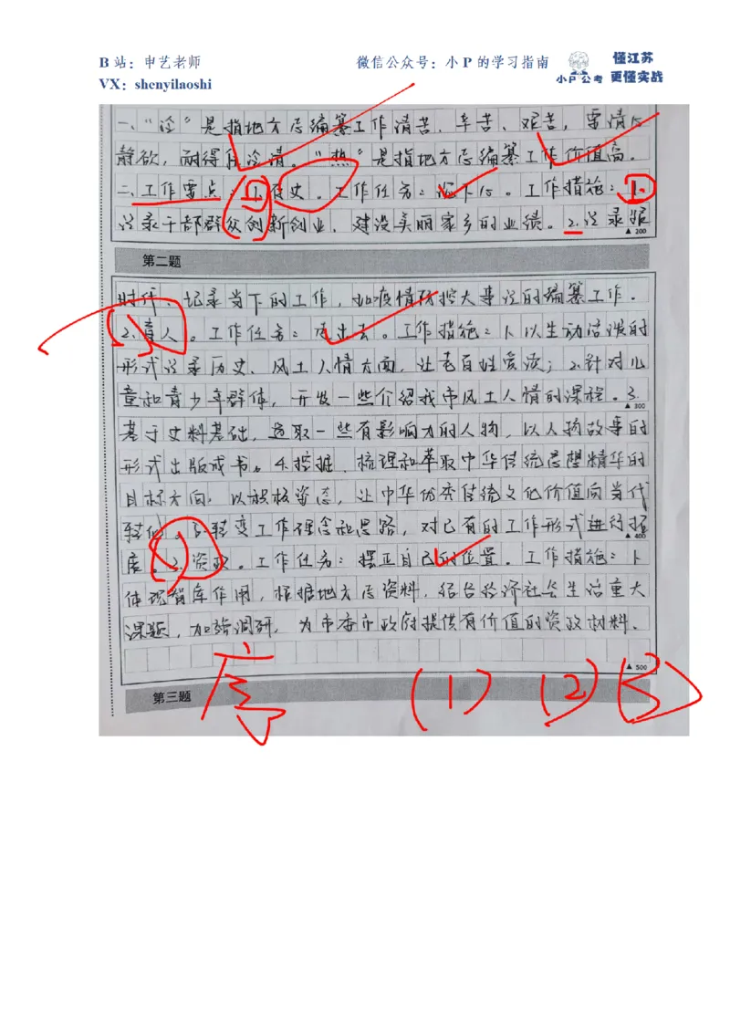 2021年国家公考《申论》题（副省级）第3题（解析）_2026考公资料_（12）小p公考_2025合集_申论申艺（小P公考）公众号：上岸总站_申艺申论讲义_2025年江苏省考申论全程班Day8