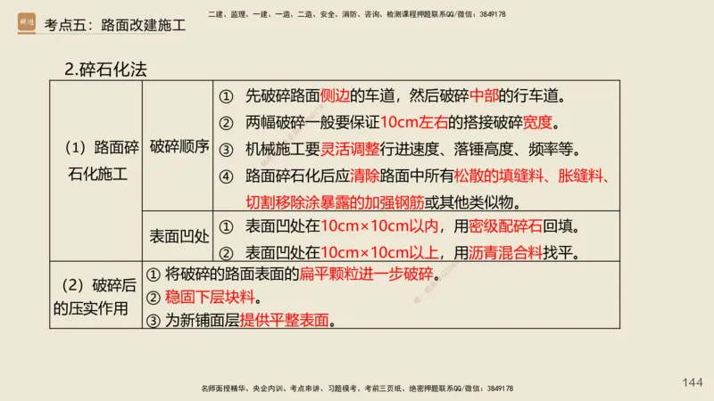 2025年一建公路网络密训讲义_2026年一级建造师_2026年一建公路_2025年一建公路SVIP_04-冲刺串讲✿考点强化✿小灶集训_55-公路《考前天成密训》李昌春HX_讲义