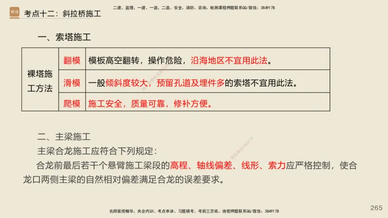 2025年一建公路网络密训讲义_2026年一级建造师_2026年一建公路_2025年一建公路SVIP_04-冲刺串讲✿考点强化✿小灶集训_55-公路《考前天成密训》李昌春HX_讲义