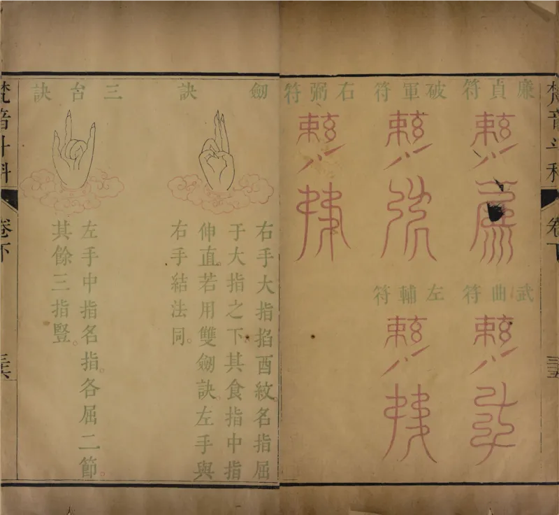 梵音斗科.上下卷.清.娄近垣.撰.清雍正时期四色套印刊本(1)_绝版书_天涯系列_t涯_绝版古籍电子书合集（13大类）_道家