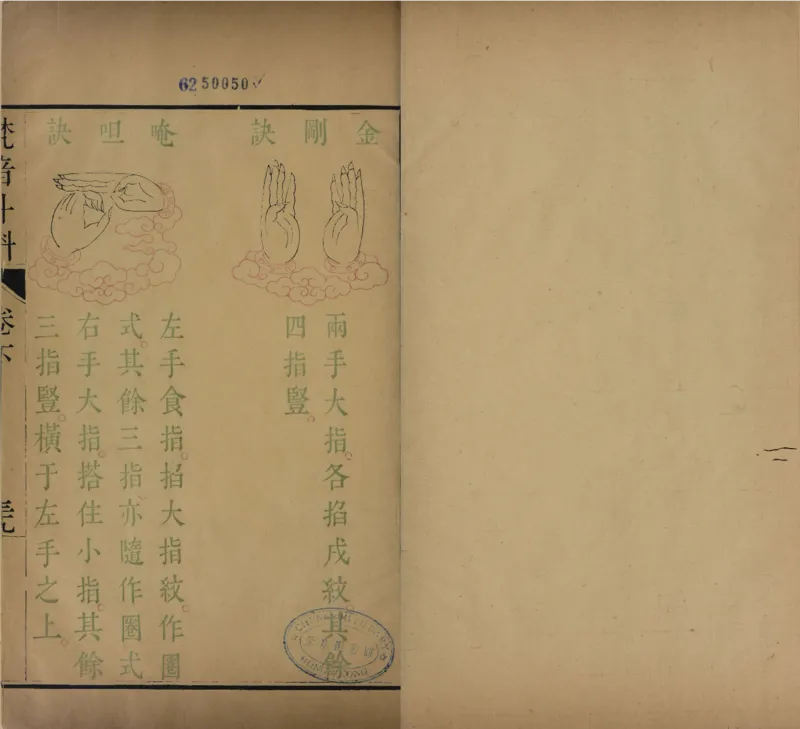 梵音斗科.上下卷.清.娄近垣.撰.清雍正时期四色套印刊本(1)_绝版书_天涯系列_t涯_绝版古籍电子书合集（13大类）_道家