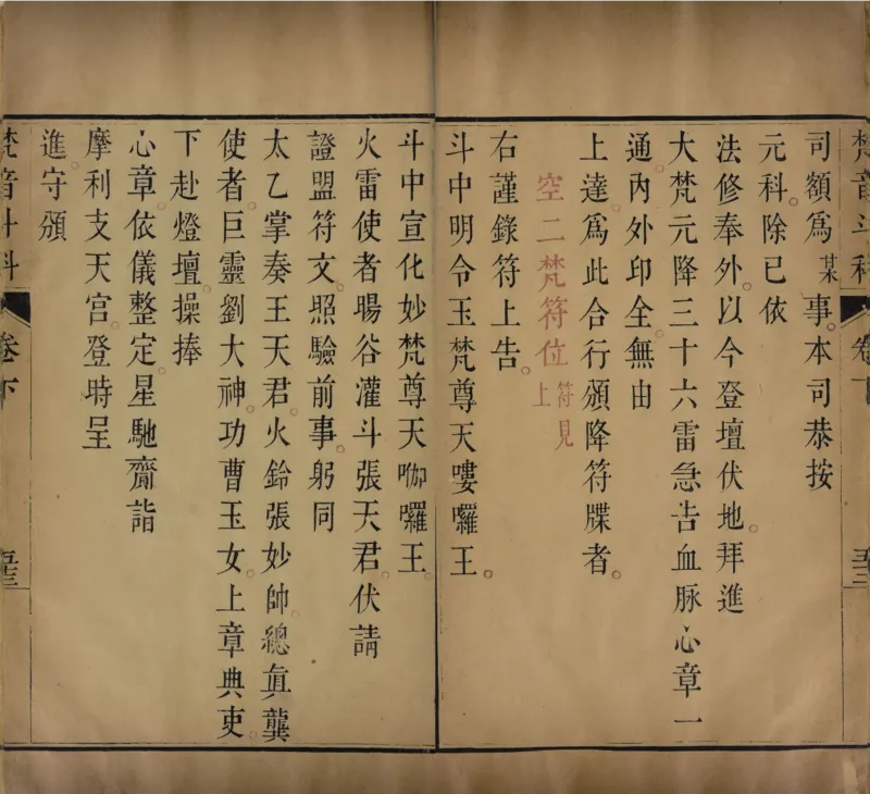 梵音斗科.上下卷.清.娄近垣.撰.清雍正时期四色套印刊本(1)_绝版书_天涯系列_t涯_绝版古籍电子书合集（13大类）_道家