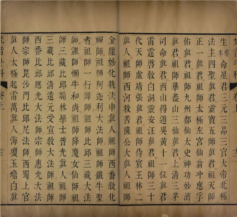 梵音斗科.上下卷.清.娄近垣.撰.清雍正时期四色套印刊本(1)_绝版书_天涯系列_t涯_绝版古籍电子书合集（13大类）_道家