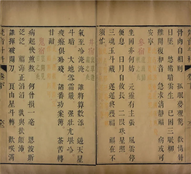 梵音斗科.上下卷.清.娄近垣.撰.清雍正时期四色套印刊本(1)_绝版书_天涯系列_t涯_绝版古籍电子书合集（13大类）_道家