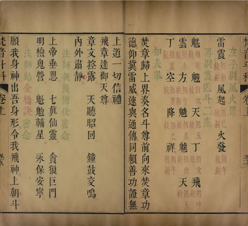 梵音斗科.上下卷.清.娄近垣.撰.清雍正时期四色套印刊本(1)_绝版书_天涯系列_t涯_绝版古籍电子书合集（13大类）_道家