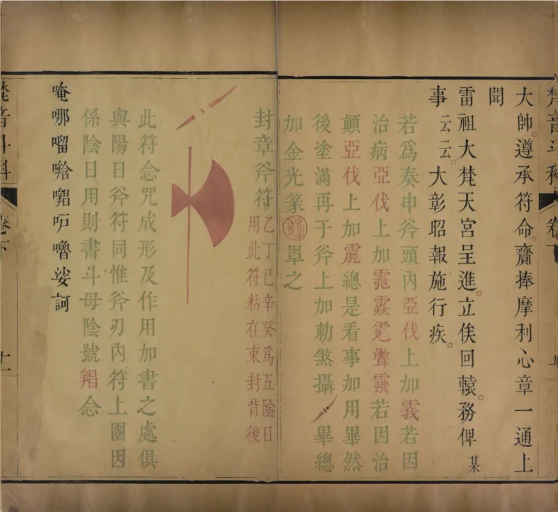 梵音斗科.上下卷.清.娄近垣.撰.清雍正时期四色套印刊本(1)_绝版书_天涯系列_t涯_绝版古籍电子书合集（13大类）_道家