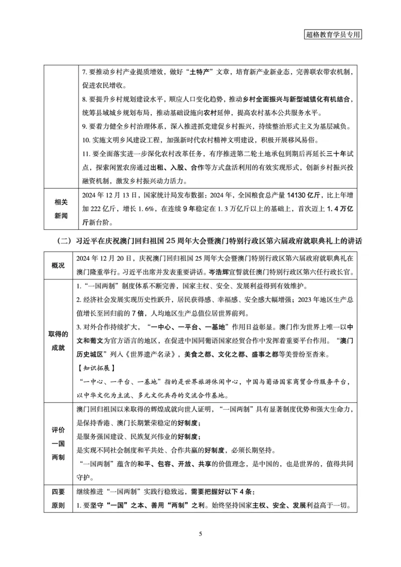 2024年12月时政讲练-下_2026考公资料_（05）超格_超格时政_时政2025超格时政讲练班⭐⭐⭐_讲义