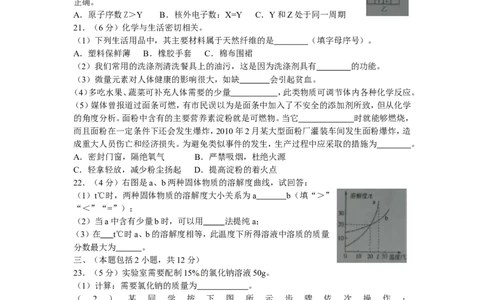 2012年滨州中考化学试题及答案_中考真题_5.化学中考真题2015-2024年_地区卷_山东省_山东滨州化学09-22