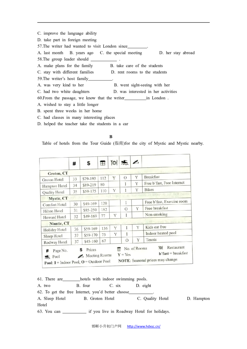2013年河北省中考英语试题及答案_中考真题_3.英语中考真题2015-2024年_地区卷_河北英语08-23
