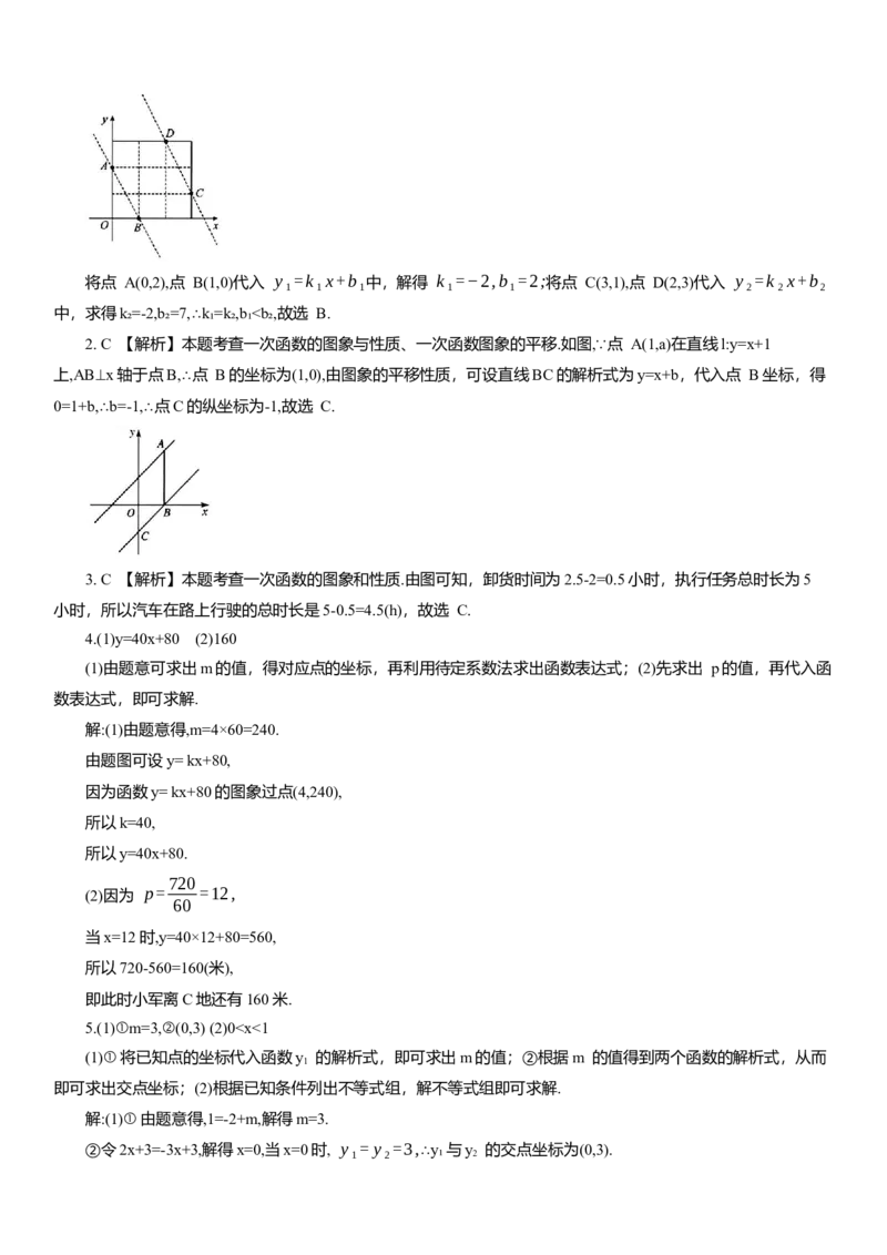 专题6一次函数知识点梳理及专项练习（含解析）_2数学总复习_2025中考复习资料_2025年中考数学一轮复习知识点梳理及专项练习