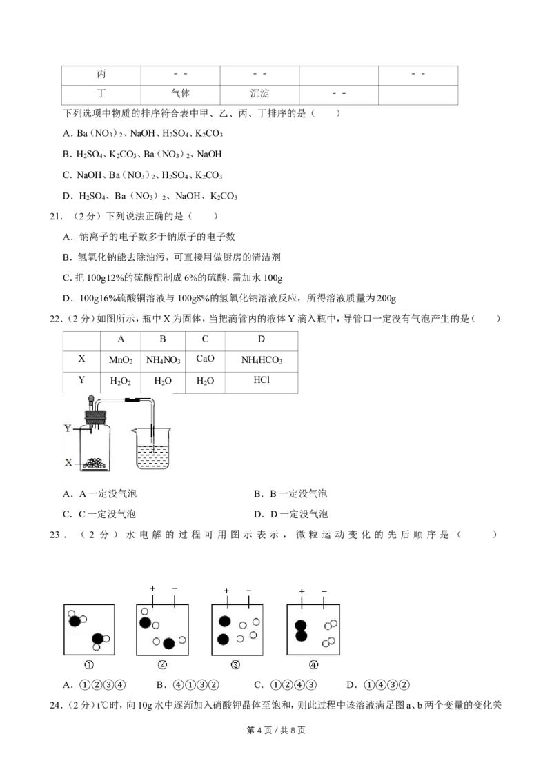2010年广西桂林市中考化学试卷_中考真题_5.化学中考真题2015-2024年_地区卷_广西省_广西桂林卷中考化学08-22