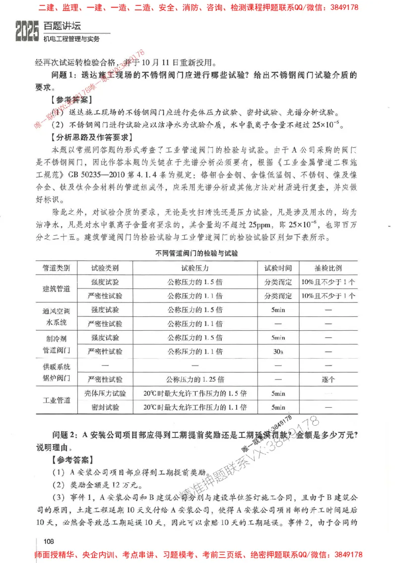2025年一建机电-杨海军-百题讲坛推荐_2026年一级建造师_2026年一建机电_2025年一建机电SVIP_01-精华文档✿电子教材✿历年真题_51-机电《百题讲坛》杨海军推荐