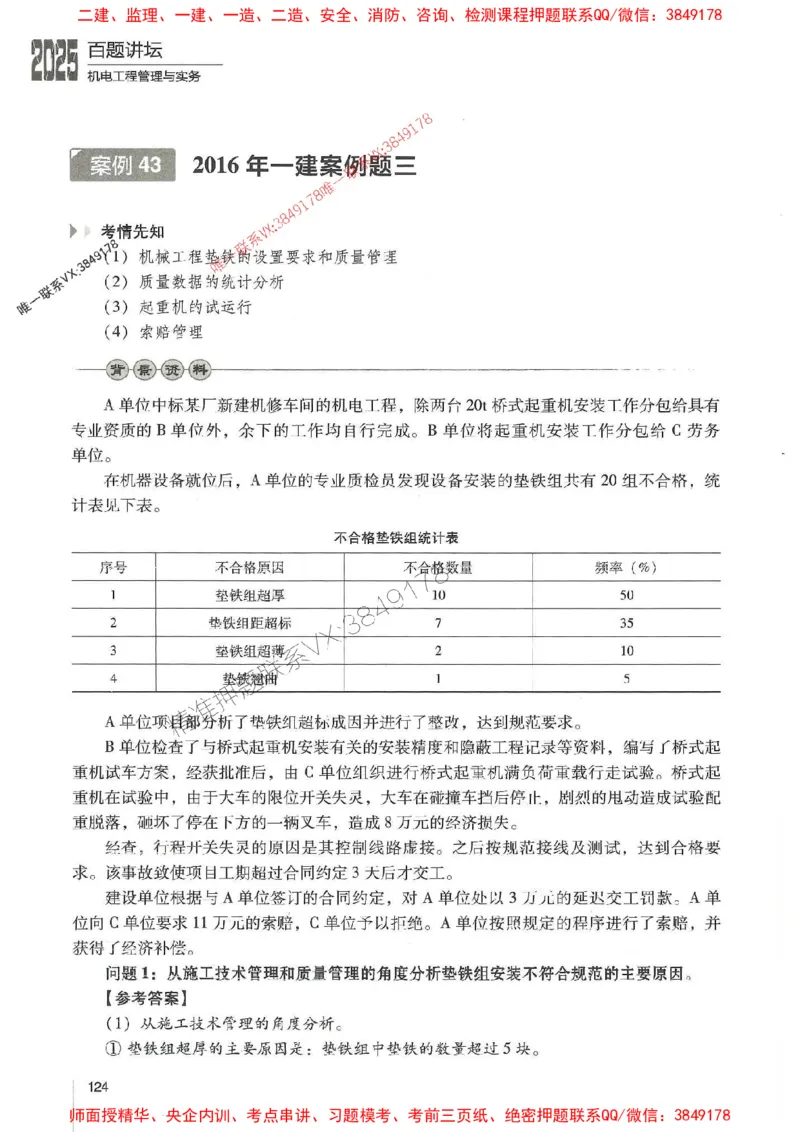 2025年一建机电-杨海军-百题讲坛推荐_2026年一级建造师_2026年一建机电_2025年一建机电SVIP_01-精华文档✿电子教材✿历年真题_51-机电《百题讲坛》杨海军推荐