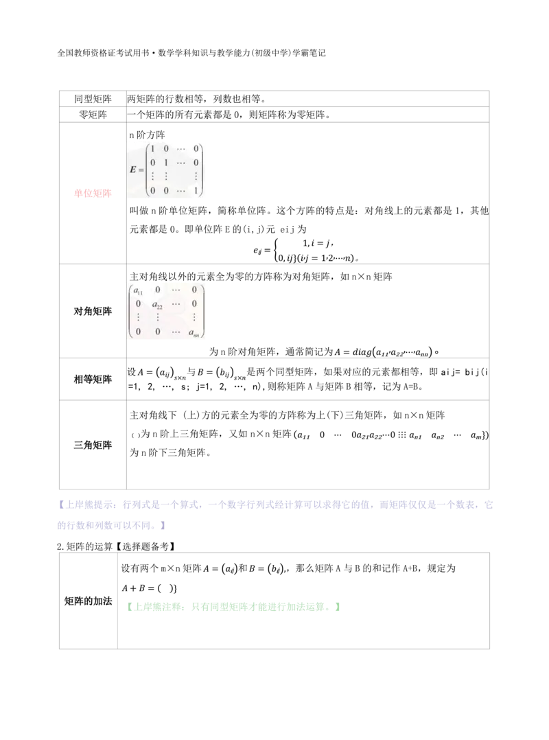 初中数学-学霸笔记62页_教资_初高中2026教资_26上资料（持续更新）_初中科三_初中科目三资料合集①_初中数学