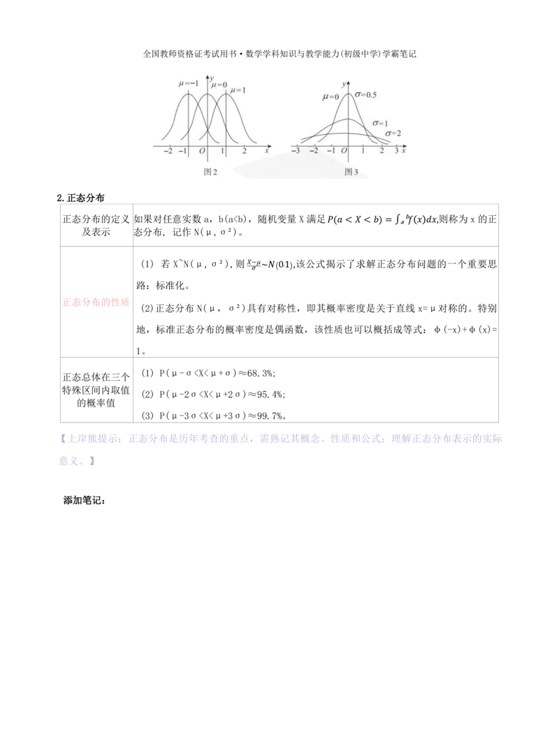 初中数学-学霸笔记62页_教资_初高中2026教资_26上资料（持续更新）_初中科三_初中科目三资料合集①_初中数学