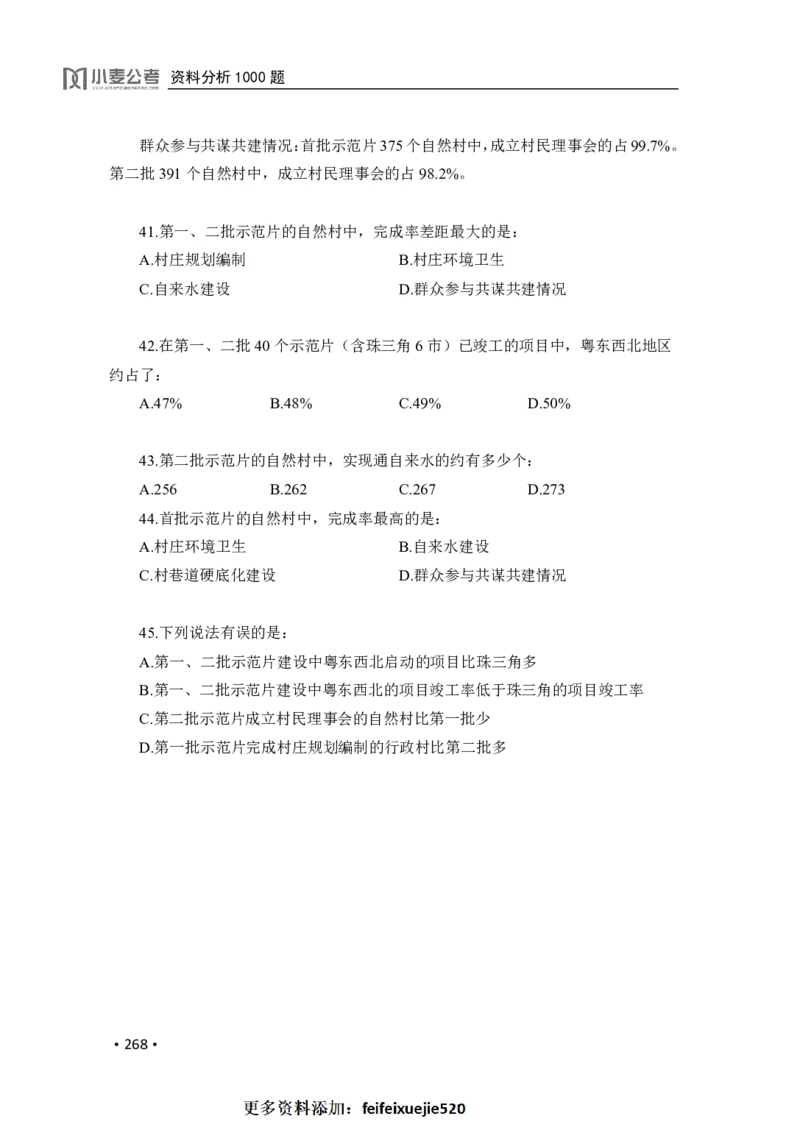 2020小麦资料分析1000题-题本_26吉林考备考资料包_11省考刷题包_09行测6000题
