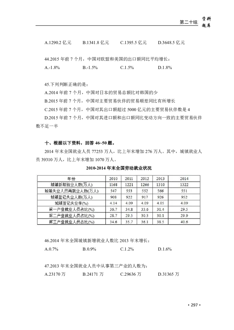 2020小麦资料分析1000题-题本_26吉林考备考资料包_11省考刷题包_09行测6000题