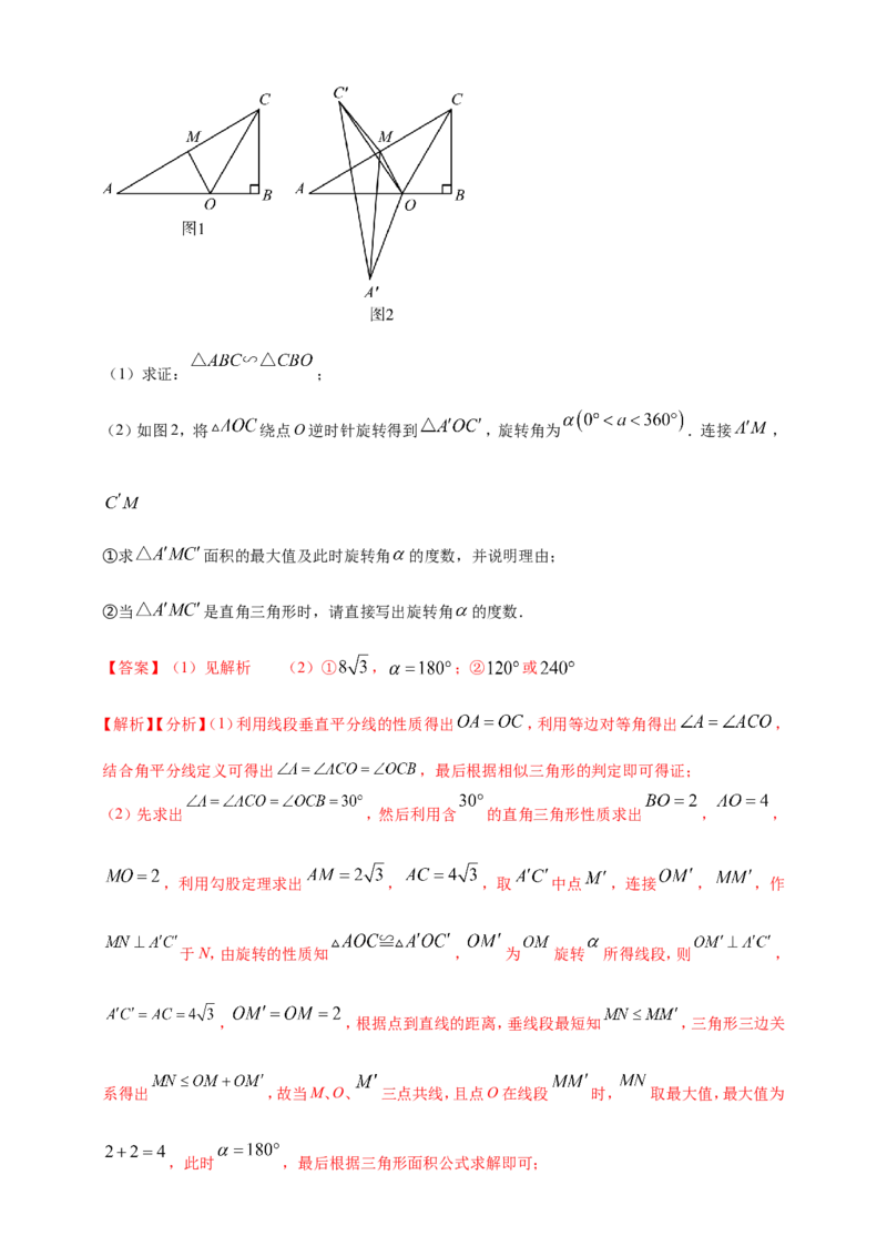 专题34重要的数学思想方法问题（解析版）_2数学总复习_2025中考复习资料_（2025年中考复习全国通用）2024年中考数学真题专题分类精选汇编