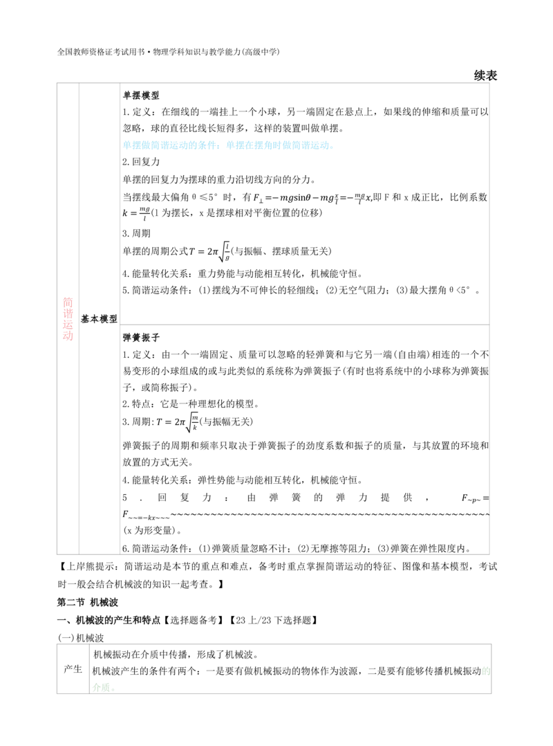 高中物理-学霸笔记88页(1)_教资_初高中2026教资_26上资料（持续更新）_高中科三_高中科目三资料包合集②_高中物理