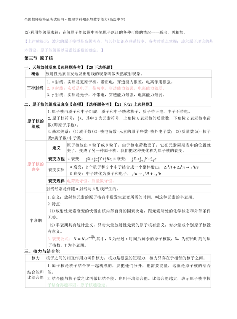 高中物理-学霸笔记88页(1)_教资_初高中2026教资_26上资料（持续更新）_高中科三_高中科目三资料包合集②_高中物理